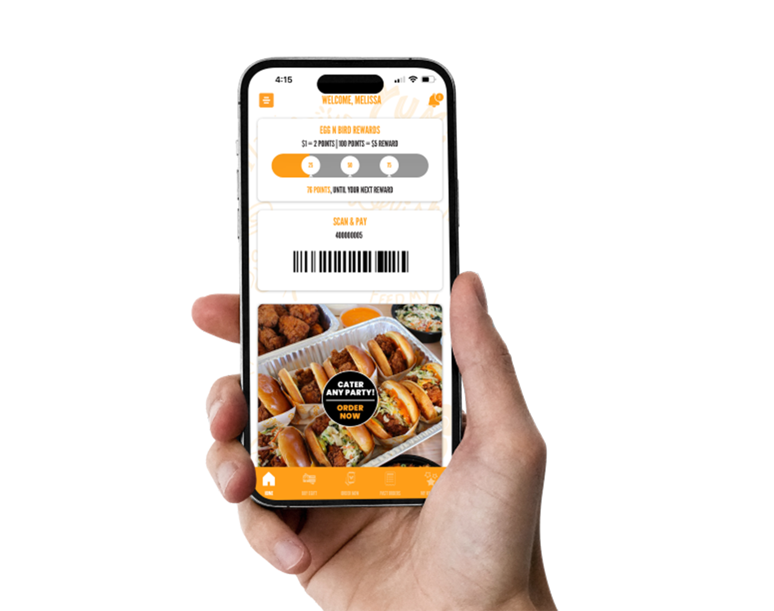 Join Egg N Bird <br>Rewards